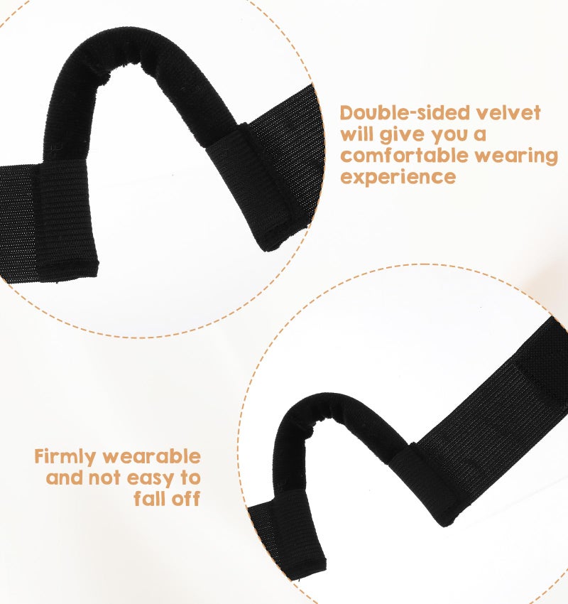 ValueBargain 2PCS Lace Melting Band, C-Shaped Melting Bands for Lace Front Wigs for Women, Wig Bands No Slip Secure (Black) - Image 3